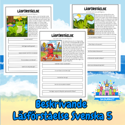 Beskrivande Läsförståelse Svenska Nr 5