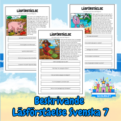 Beskrivande Läsförståelse Svenska Nr 7
