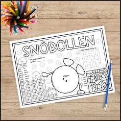 Måla snöbollen