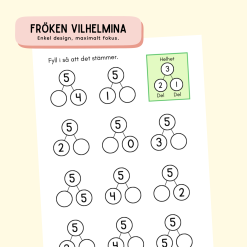 Stärk taluppfattningen med triader och taldelning!