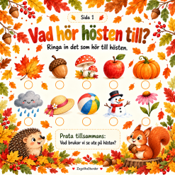 Hösthäfte – pedagogiska höstaktiviteter