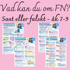 FN-detektiven – Sant, falskt eller nästan sant? | Åk 7–9