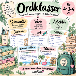 Ordklasser - paket