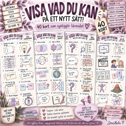 VISA VAD DU KAN på ett annat sätt