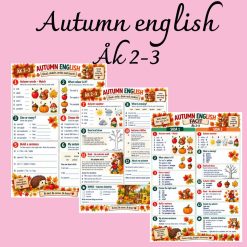 Autumn English – Engelska med hösttema | Åk 2–3