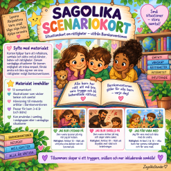 Sagolika scenariokort – Barnkonventionen i vardagen