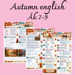 Autumn English – Engelska med hösttema | Åk 7–9