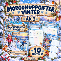 MORGONUPPGIFTER VINTER – ÅK 3 ❄️
