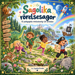 Sagolika rörelsesagor – 10 pedagogiska rörelseäventyr