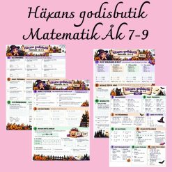Häxans godisbutik – matematik åk 7–9 🎃