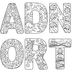 Mandalas- Alfabetet