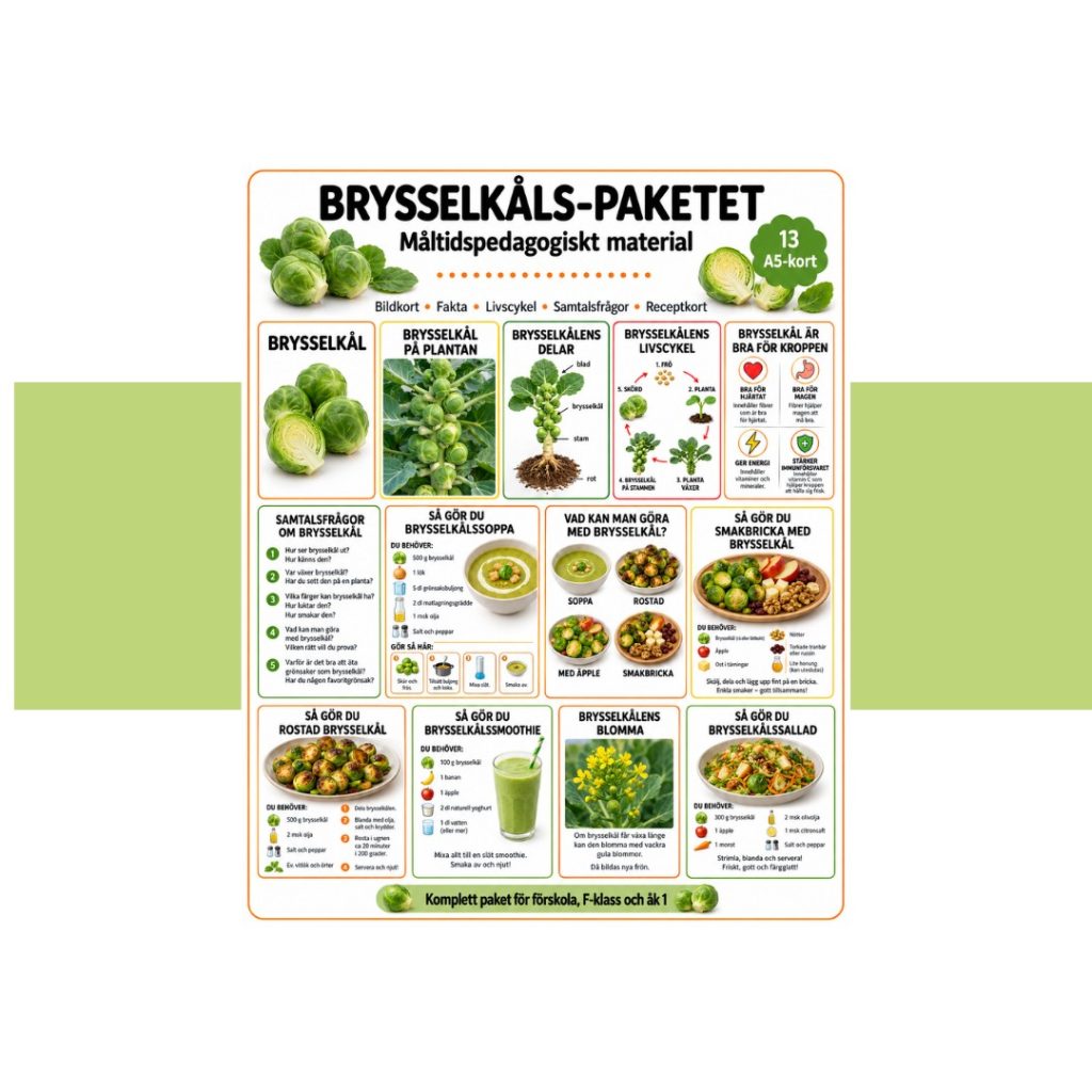 Brysselkål material