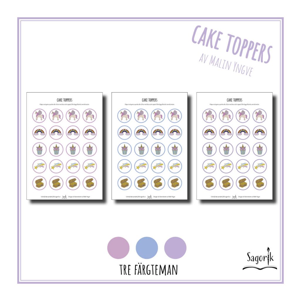 Cake toppers Enhörning