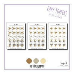 Cake toppers Kanelbullens dag
