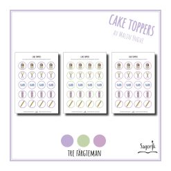 Cake toppers Pyssel