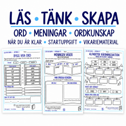 Jag är klar! Nästa uppdrag – Läs och skapa | 20 självgående språkuppdrag