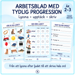 NG-ljudet: -ng, -nk eller -gn? | Komplett paket åk 2–3