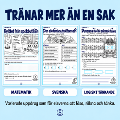 Uppdrag Halloween – 20 mysterier i svenska och matematik | Åk 2–3