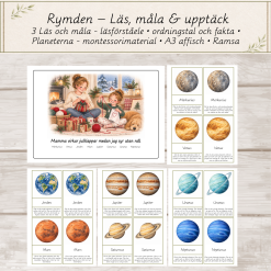 Rymden – Läs, måla & upptäck