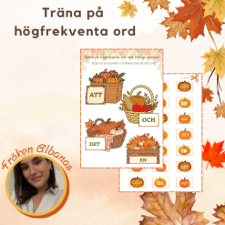 Träna på högfrekventa ord!