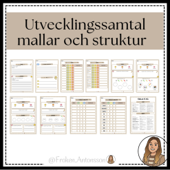 Utvecklingssamtal mall