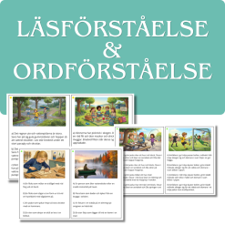 LÄSFÖRSTÅELSE & ORDFÖRSTÅELSE – Läs, förstå och välj rätt bild!