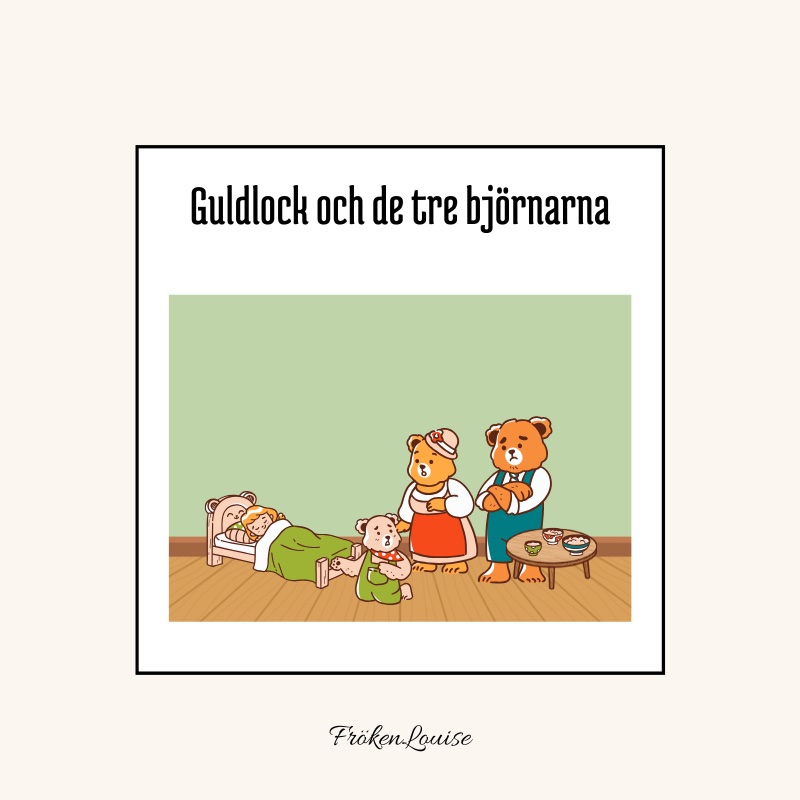 Flanosaga: Guldlock och de tre björnarna