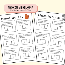 Hemliga tal – Bli en tal-detektiv!