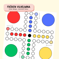 Fia med knuff spelplan