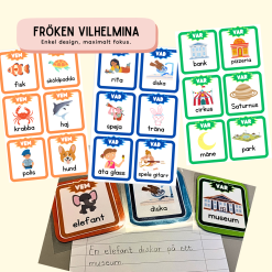 Bygg tokiga meningar & träna grammatik på ett roligt sätt!