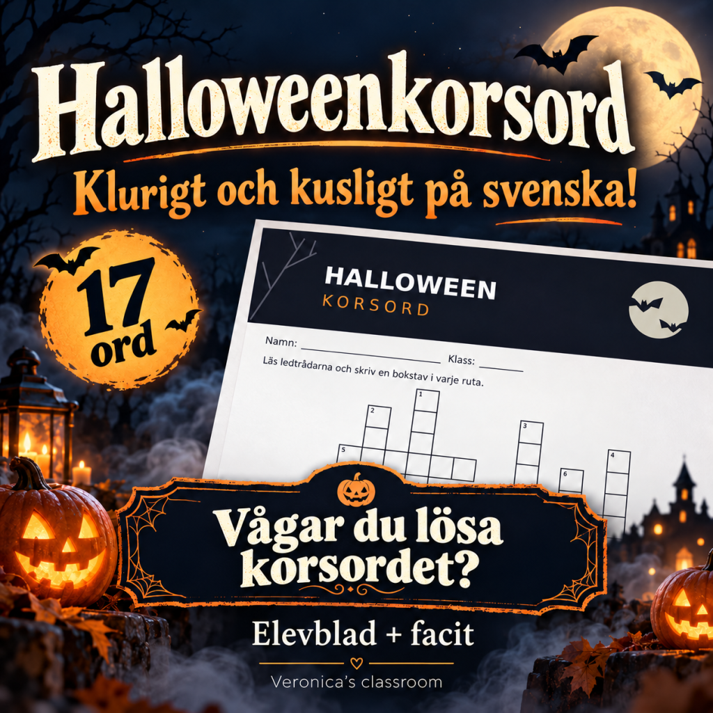 Halloween – korsord