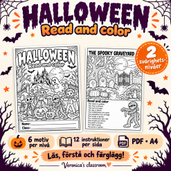 Halloween – Read and Color