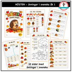 HÖSTEN övningar i svenska åk 1