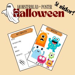 Mitt monster + extra poster