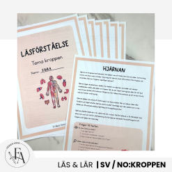 Kroppen | 10 Läsförståelsetexter