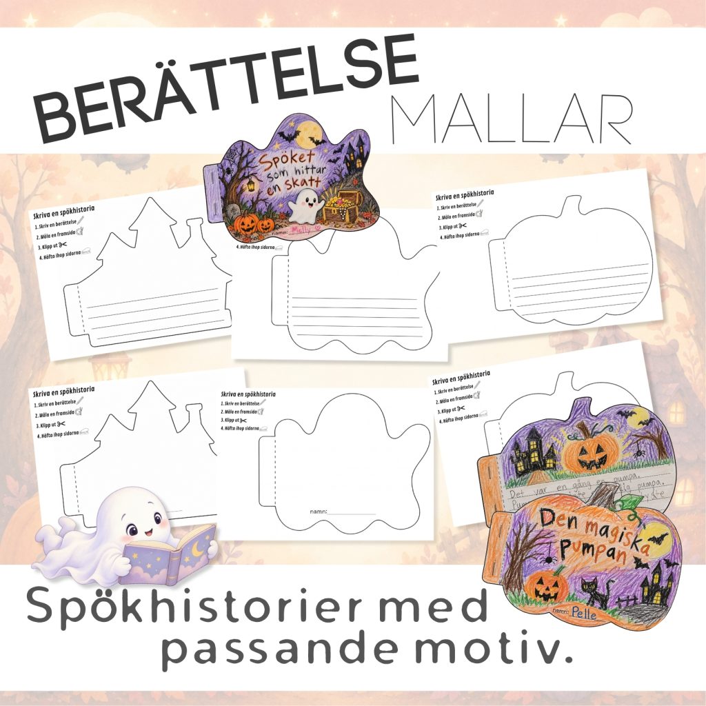 Halloween berättelsemallar🎃