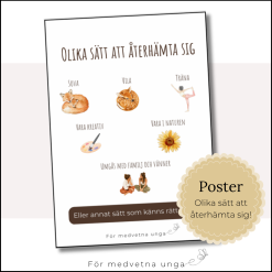Poster: Olika sätt att återhämta sig