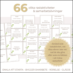 66 enkla och roliga rastaktiviteter och samarbetsövningar