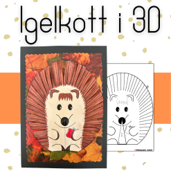 Igelkott i 3D