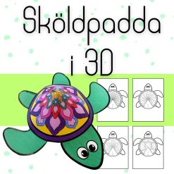 Sköldpadda i 3D
