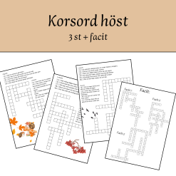 Korsord, höst