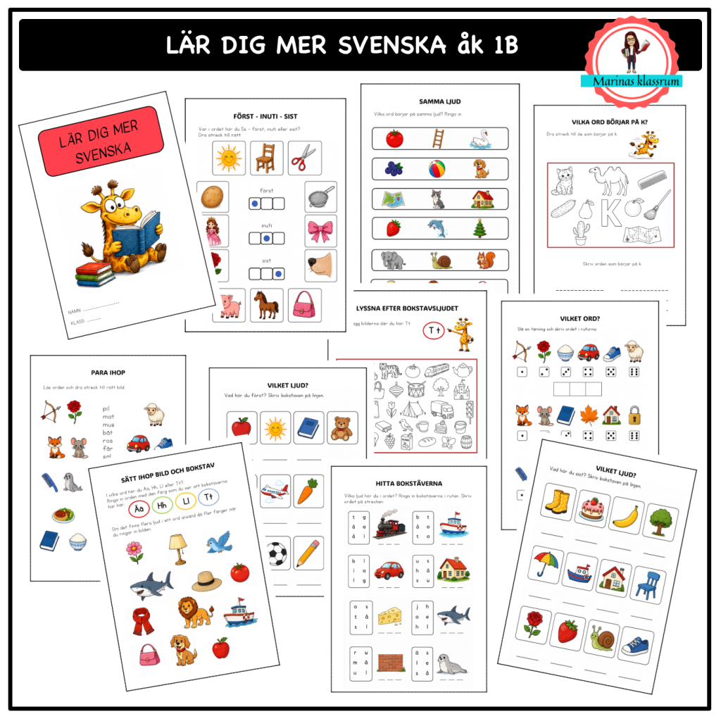 Lär dig mer svenska 1B