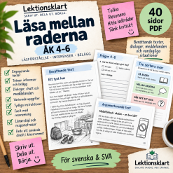 Läsa mellan raderna – läsförståelse åk 4–6