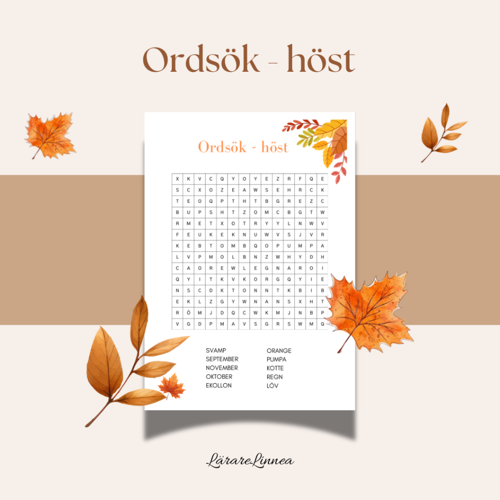 Ordsök – höst