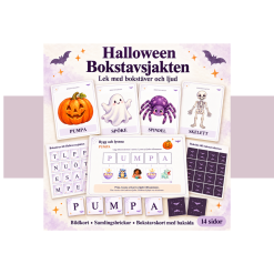Halloween bokstavsjakten