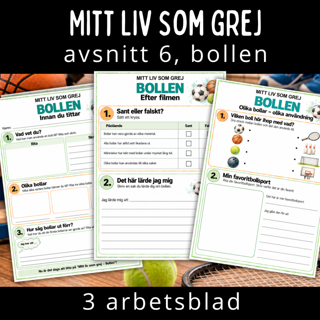 Mitt liv som grej, avsnitt 6, bollen