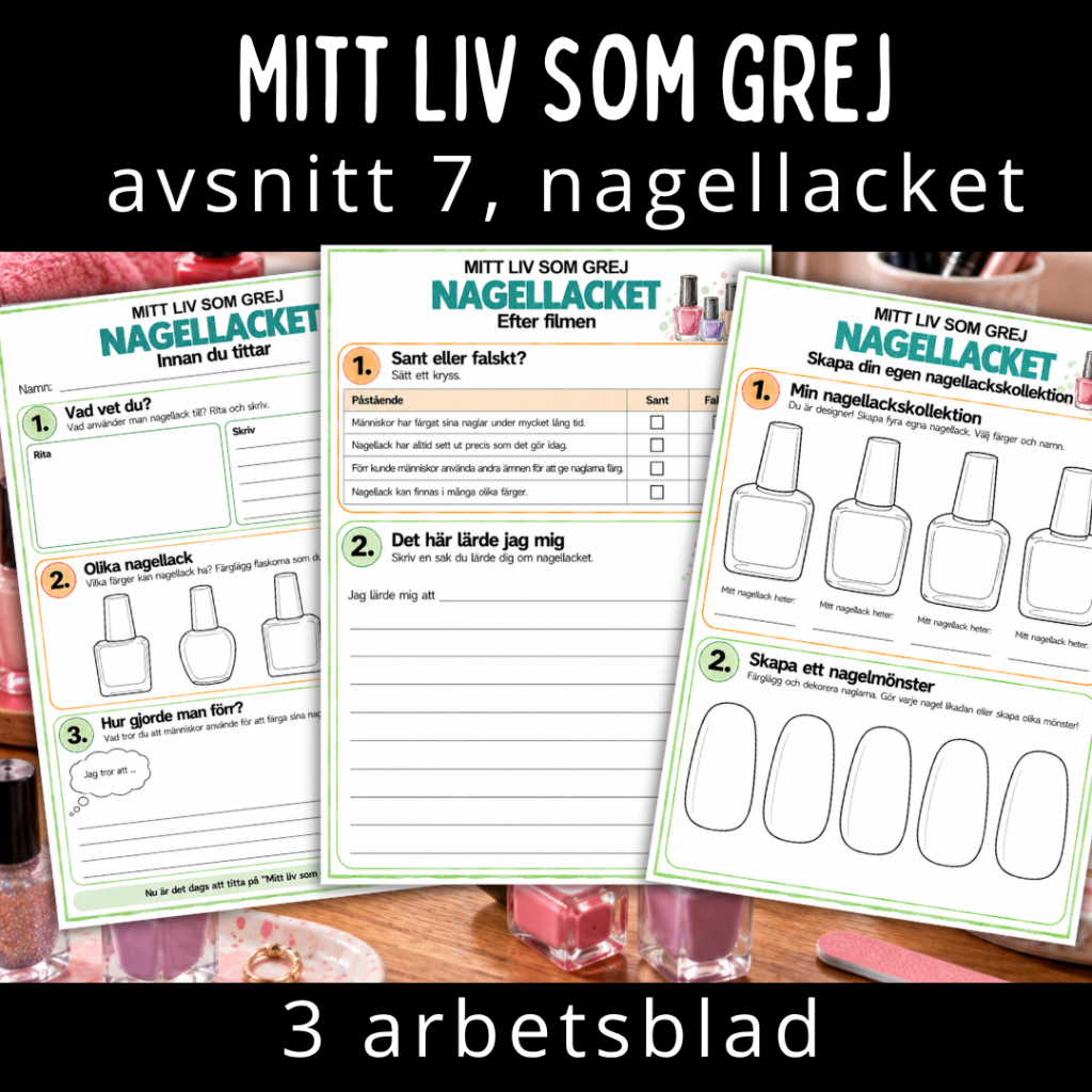 Mitt liv som grej, avsnitt 7, nagellacket