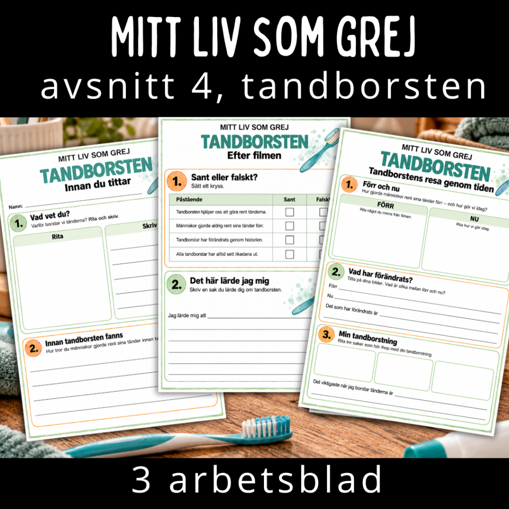 Mitt liv som grej, avsnitt 4, tandborsten