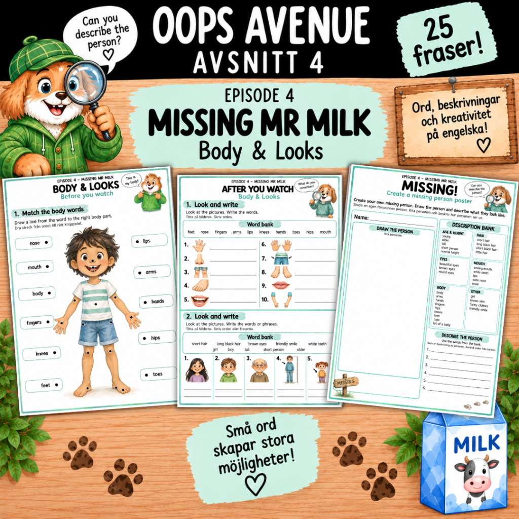 Oops Avenue, episode 4: Missing Mr Milk