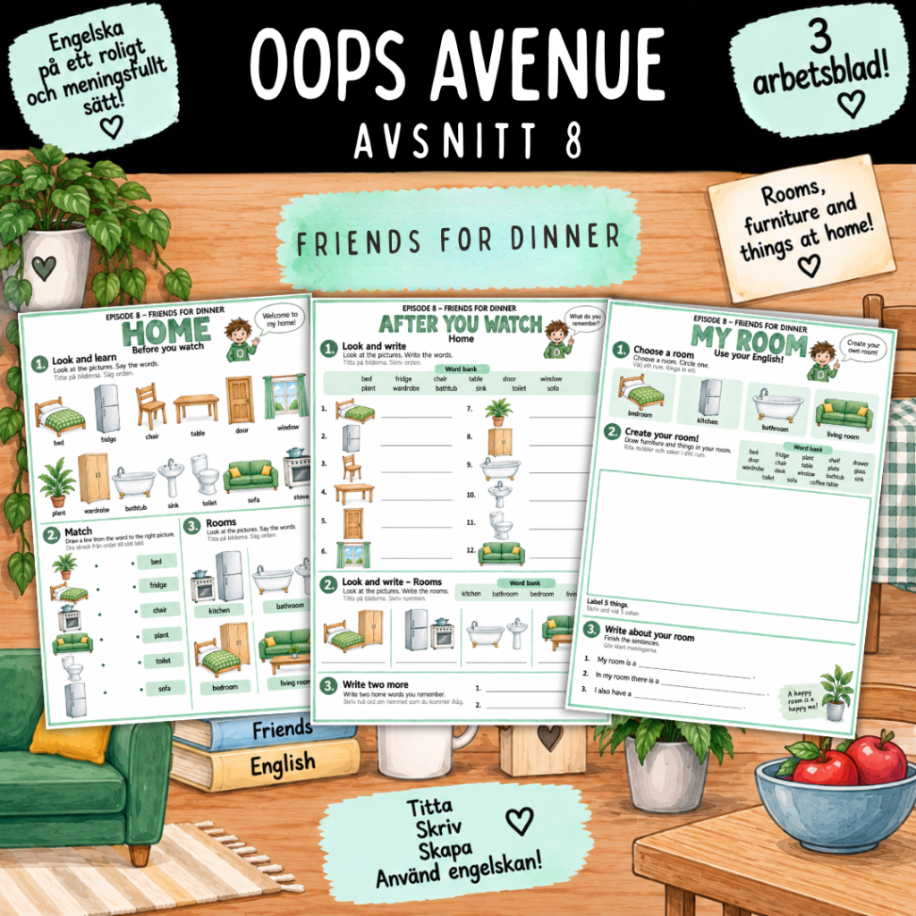 Oops Avenue, episode 8: Friends for dinner